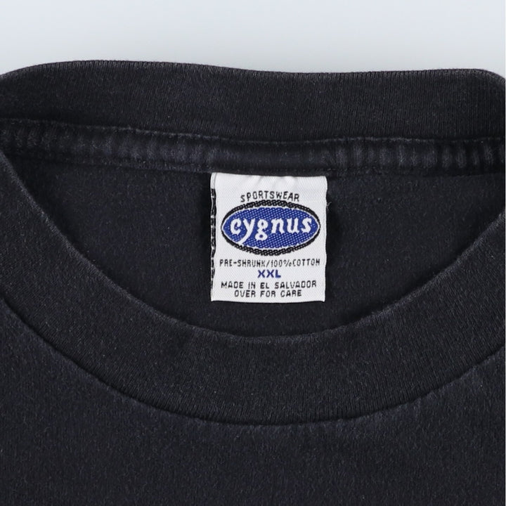 Cygnus DWIGHT YOAKAM Band T-shirt, Men's XXL equivalent. cotton black type Vintage Second Hand