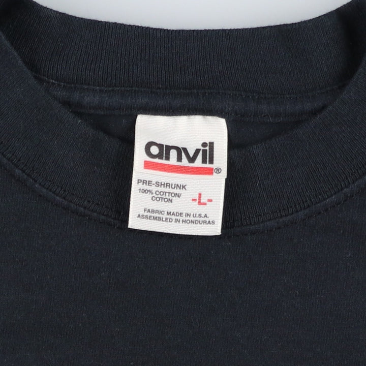 2000'S Anvil Tracy Byrd Band T-shirt, Made in USA, Men's Size L (approx.) cotton black type Vintage Second Hand