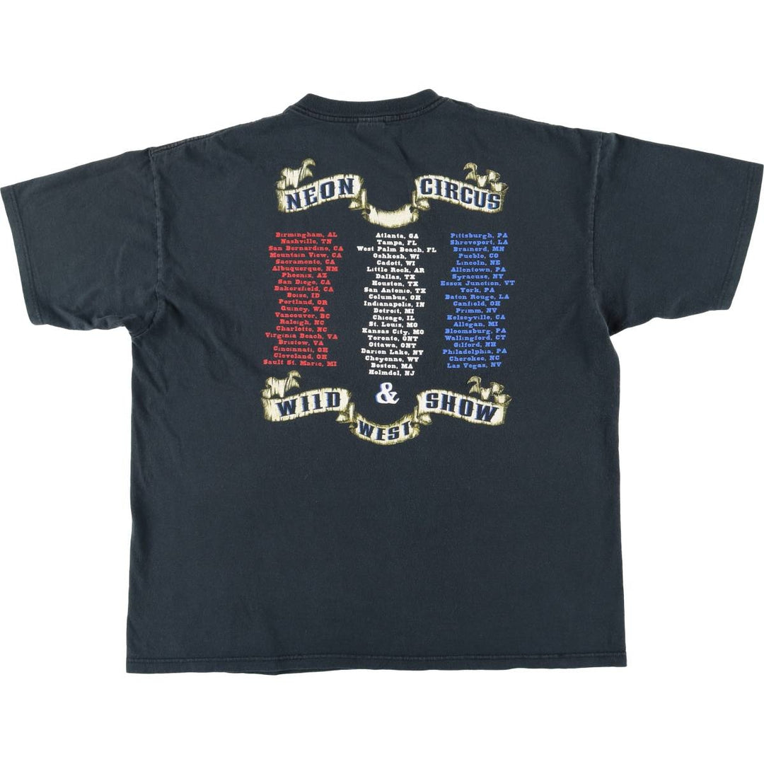 2000'S Anvil BROOKS and DUNN Band T-shirt, Men's XXL equivalent. cotton black type Vintage Second Hand