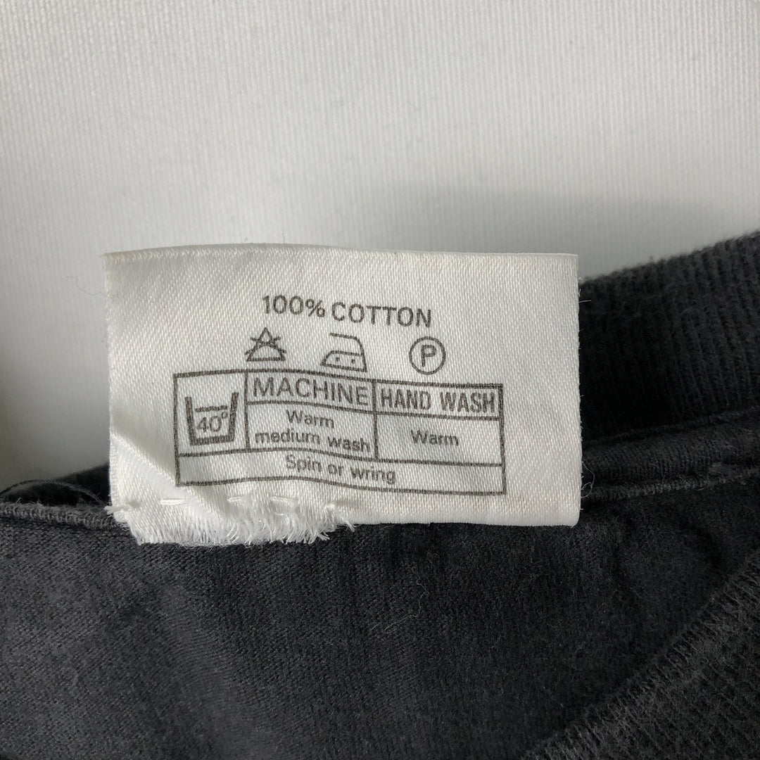 rock GARDEN advertising T-shirt, men's size S (equivalent) cotton black type Vintage Second Hand