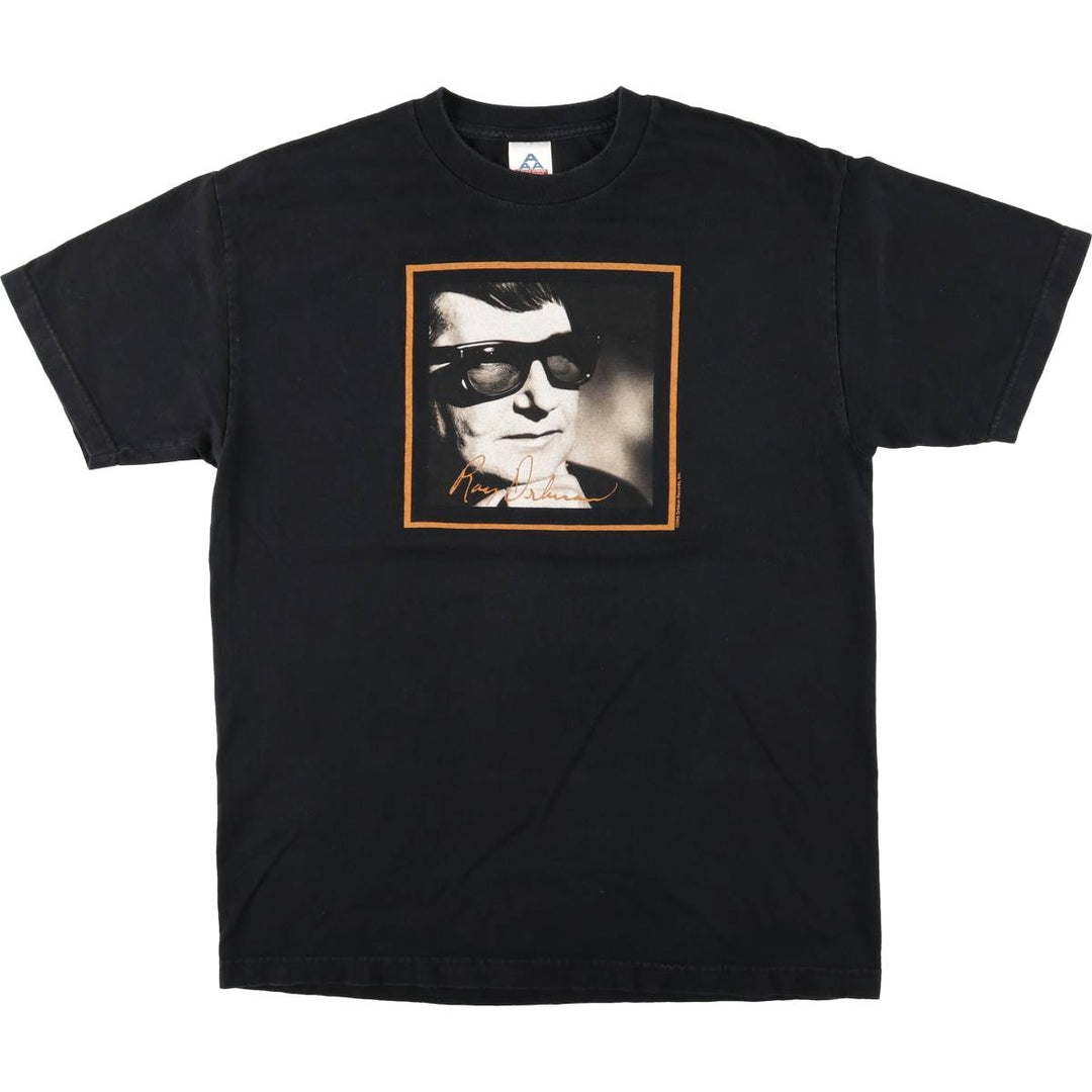 2000'S ALSTYLE ROY ORBISON Band T-shirt, Men's Size L (approx.) cotton black type Vintage Second Hand