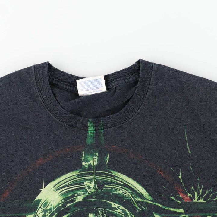 90s-00'S Hanes IRON MAIDEN band t-shirt, men's size L (approx.) cotton black type Vintage Second Hand