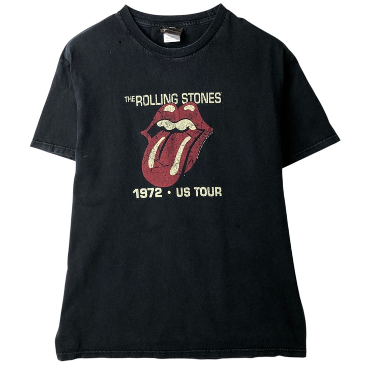 2000'S ACES AND EIGHTS The Rolling Stones Band T-shirt (Men's size L equivalent) unclear black type Vintage Second Hand