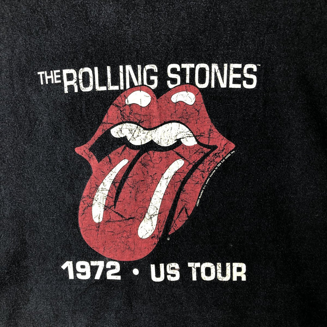2000'S ACES AND EIGHTS The Rolling Stones Band T-shirt (Men's size L equivalent) unclear black type Vintage Second Hand