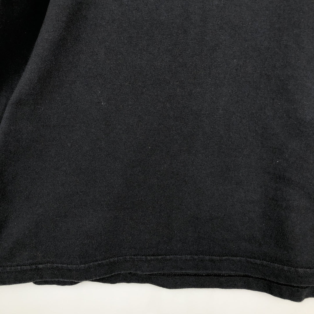 GIANT AEROSMITH Aerosmith Band T-shirt, Made in USA, Men's XL equivalent. cotton black type Vintage Second Hand