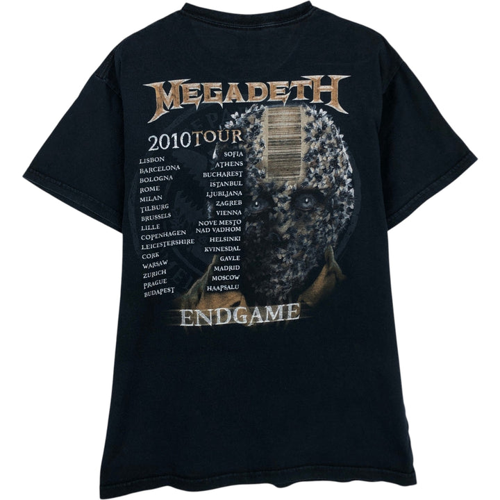 Gildan Megadeth Band T-shirt, Men's Size M (approx.) cotton black type Vintage Second Hand