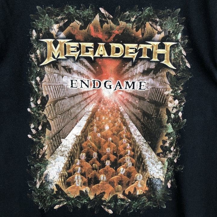 Gildan Megadeth Band T-shirt, Men's Size M (approx.) cotton black type Vintage Second Hand