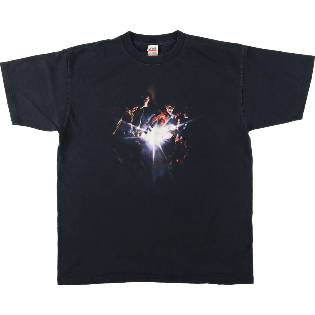 Anvil The Rolling Stones Band T-shirt (Men's size L equivalent) cotton black type Vintage Second Hand