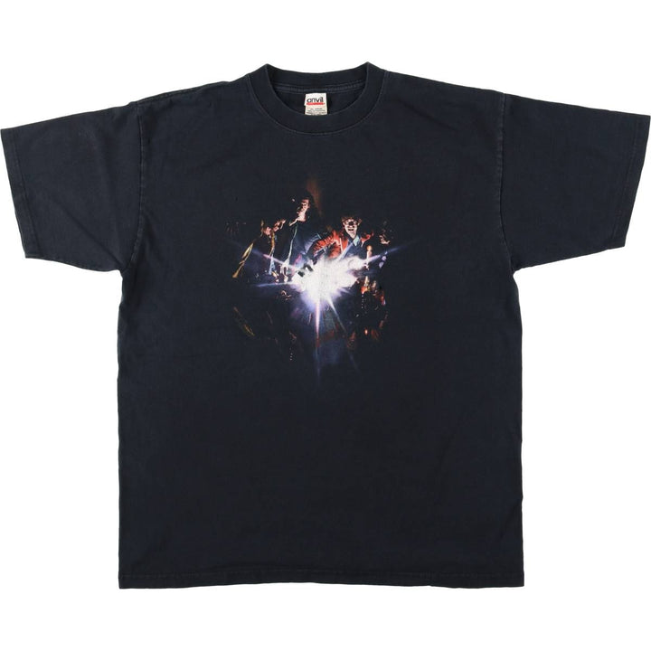 Anvil The Rolling Stones Band T-shirt (Men's size L equivalent) cotton black type Vintage Second Hand