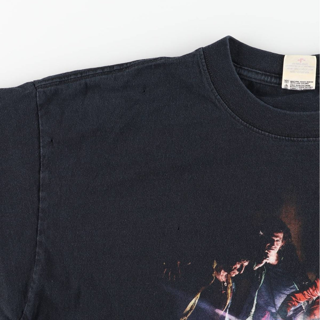 Anvil The Rolling Stones Band T-shirt (Men's size L equivalent) cotton black type Vintage Second Hand