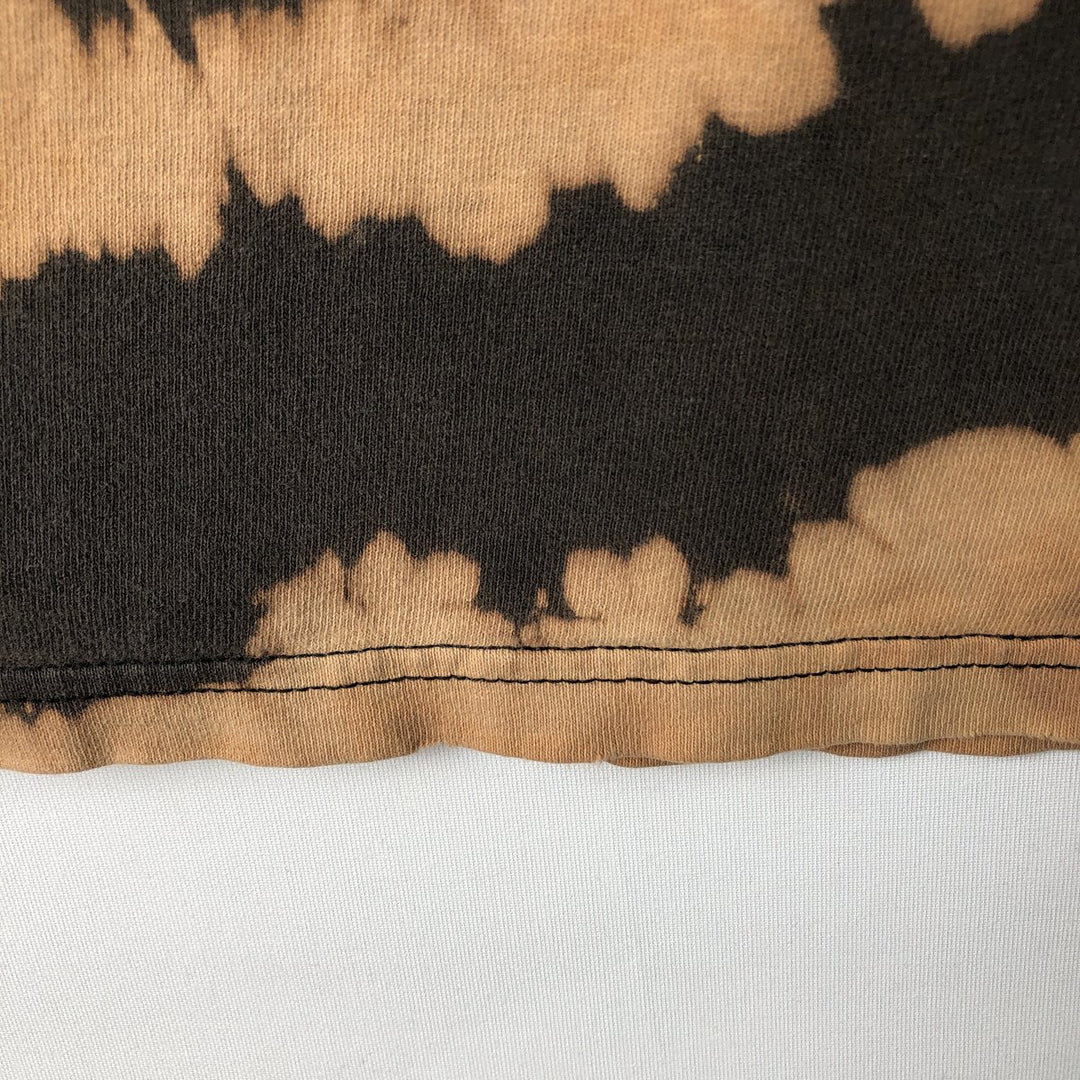 90'S Anvil TOOL Tie-Dye Pattern Band T-Shirt, Men's Size L (Equivalent), Vintage unclear brown type Vintage Second Hand