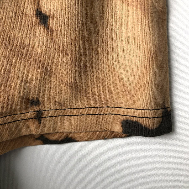 90'S Anvil TOOL Tie-Dye Pattern Band T-Shirt, Men's Size L (Equivalent), Vintage unclear brown type Vintage Second Hand