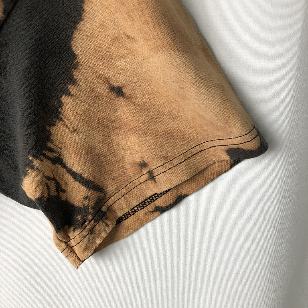 90'S Anvil TOOL Tie-Dye Pattern Band T-Shirt, Men's Size L (Equivalent), Vintage unclear brown type Vintage Second Hand