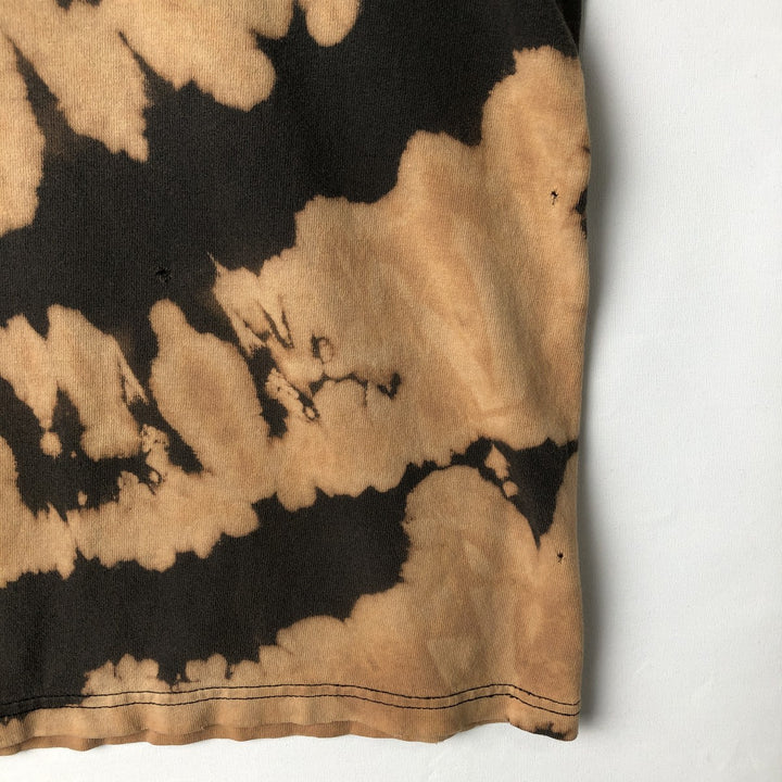 90'S Anvil TOOL Tie-Dye Pattern Band T-Shirt, Men's Size L (Equivalent), Vintage unclear brown type Vintage Second Hand