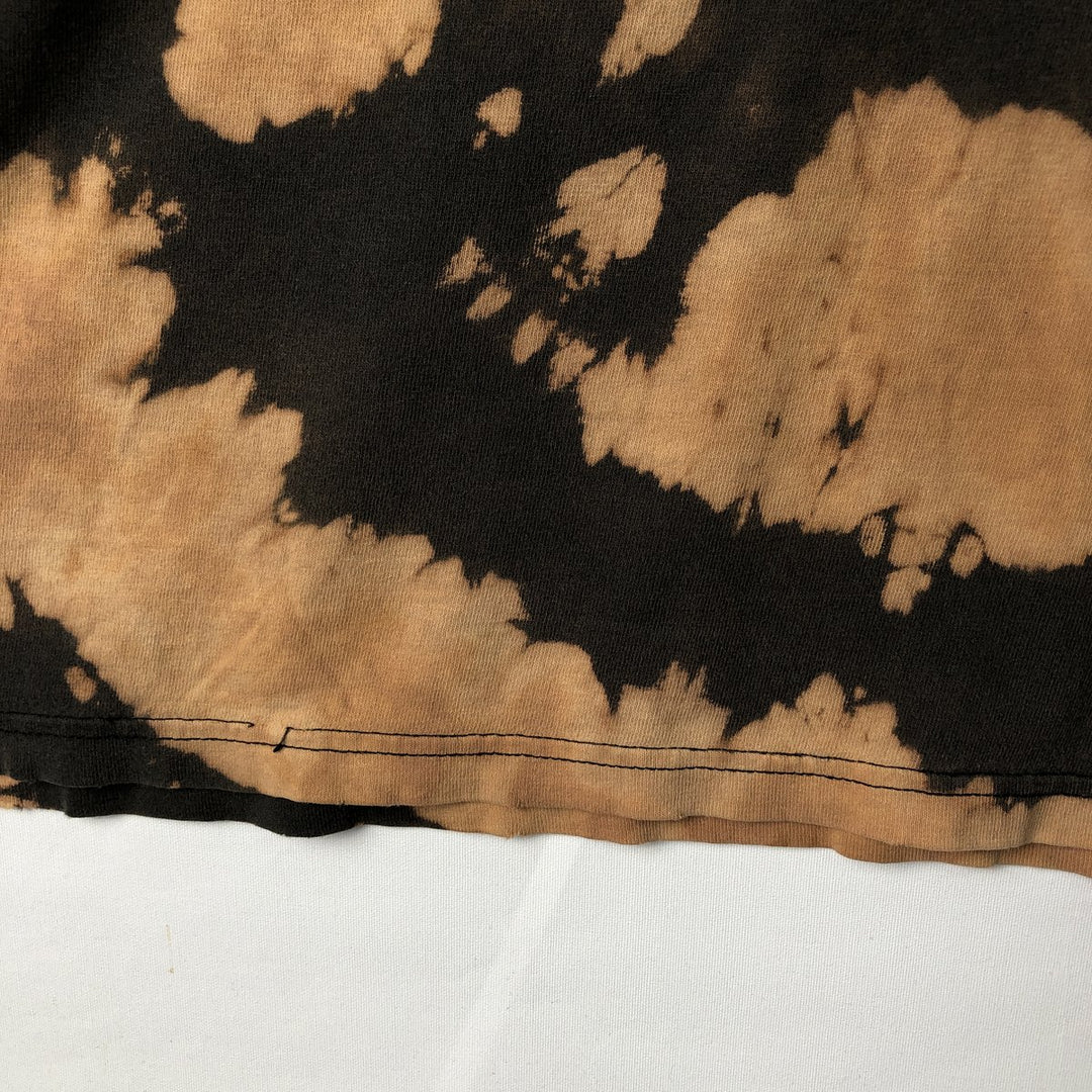 90'S Anvil TOOL Tie-Dye Pattern Band T-Shirt, Men's Size L (Equivalent), Vintage unclear brown type Vintage Second Hand