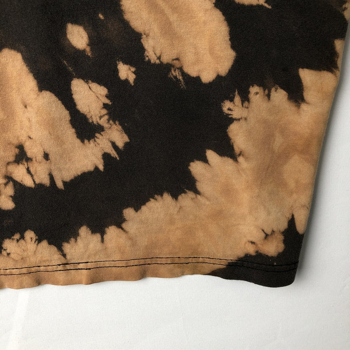 90'S Anvil TOOL Tie-Dye Pattern Band T-Shirt, Men's Size L (Equivalent), Vintage unclear brown type Vintage Second Hand