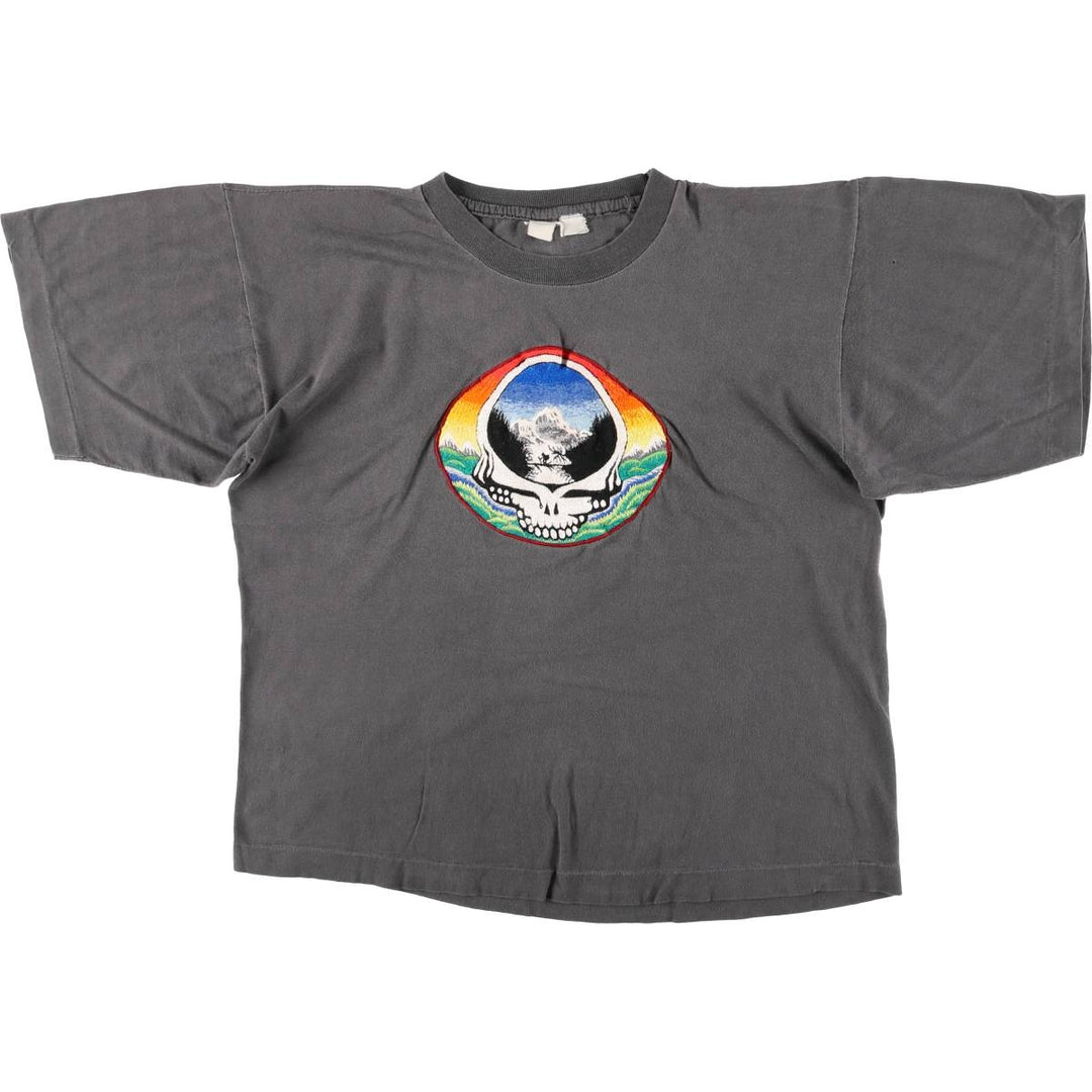 90'S Grateful Dead Band T-Shirt, Men's XL (approx.), Vintage unclear gray type Vintage Second Hand