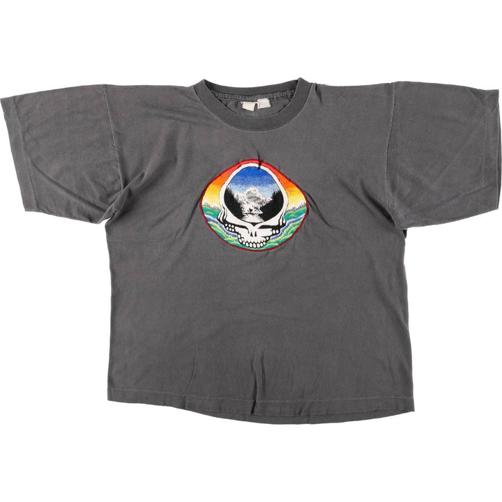 90'S Grateful Dead Band T-Shirt, Men's XL (approx.), Vintage unclear gray type Vintage Second Hand