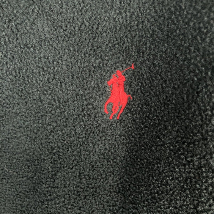 Ralph Lauren POLO by Ralph Lauren fleece jacket, men's size L polyester black type Vintage Second Hand