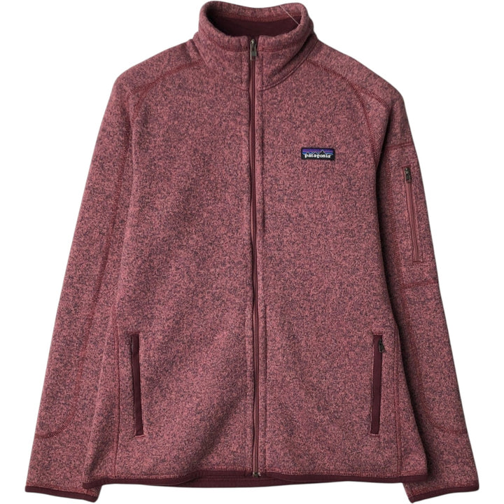 Patagonia Better Sweater Jacket 25542FA18 Fleece Jacket, Women's Size Medium polyester pink type Vintage Second Hand