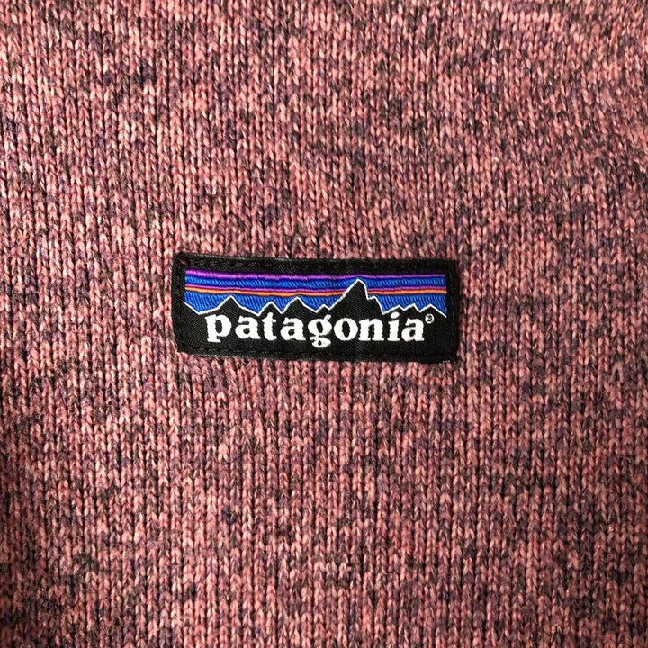 Patagonia Better Sweater Jacket 25542FA18 Fleece Jacket, Women's Size Medium polyester pink type Vintage Second Hand