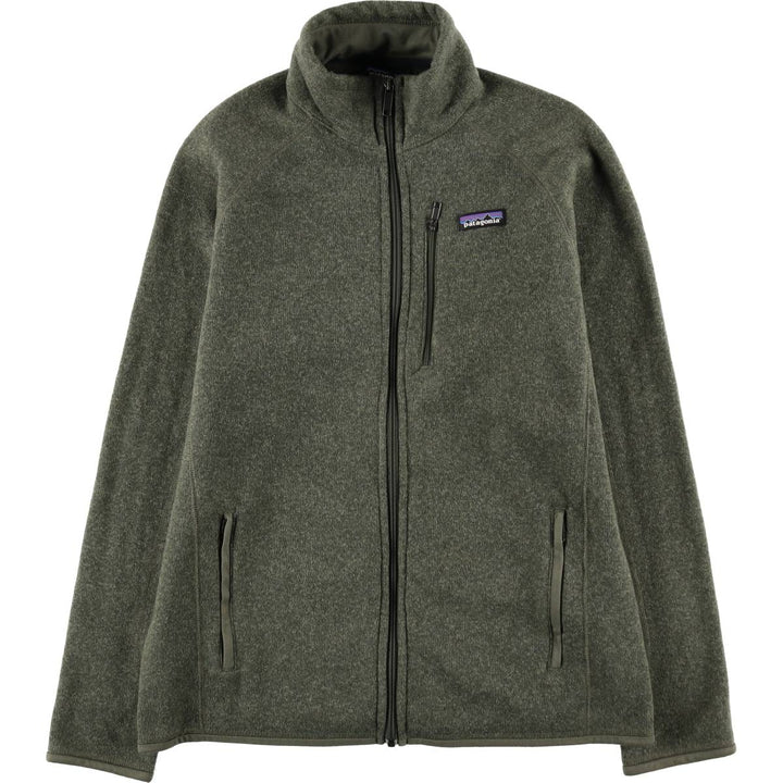 Patagonia Better Sweater Jacket 25527FA17 Fleece Jacket, Men's Size L polyester Khaki type Vintage Second Hand