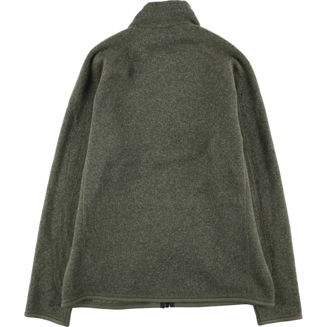 Patagonia Better Sweater Jacket 25527FA17 Fleece Jacket, Men's Size L polyester Khaki type Vintage Second Hand