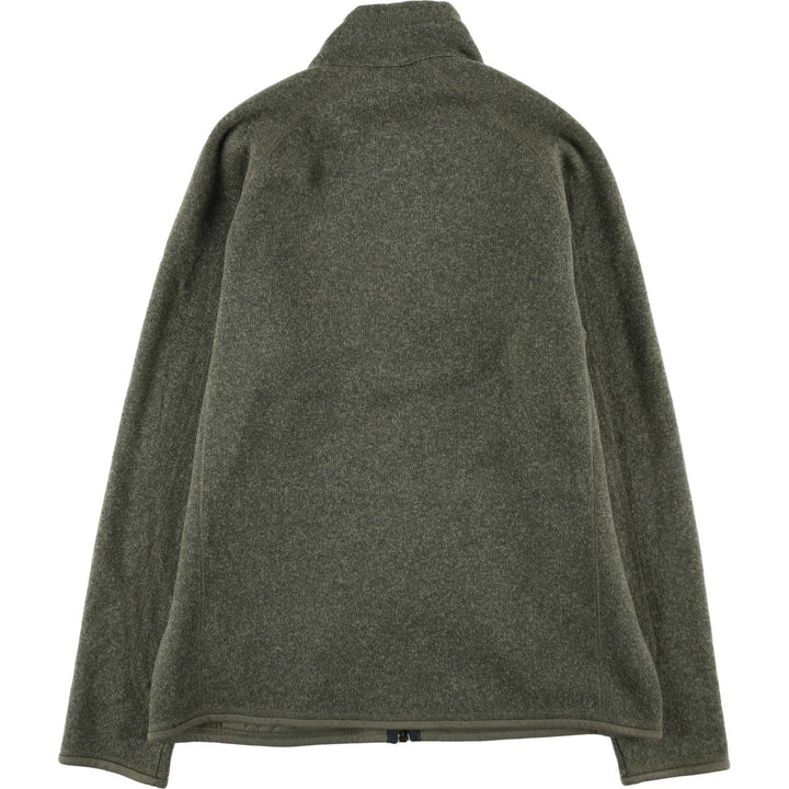 Patagonia Better Sweater Jacket 25527FA17 Fleece Jacket, Men's Size L polyester Khaki type Vintage Second Hand