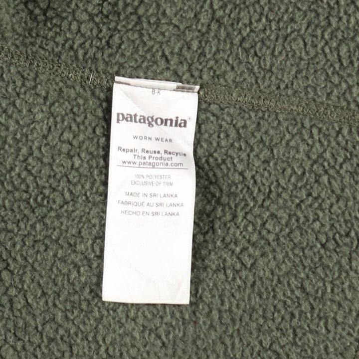Patagonia Better Sweater Jacket 25527FA17 Fleece Jacket, Men's Size L polyester Khaki type Vintage Second Hand