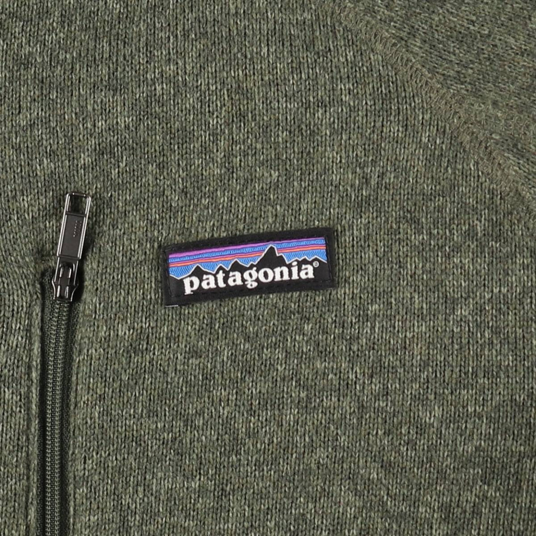 Patagonia Better Sweater Jacket 25527FA17 Fleece Jacket, Men's Size L polyester Khaki type Vintage Second Hand