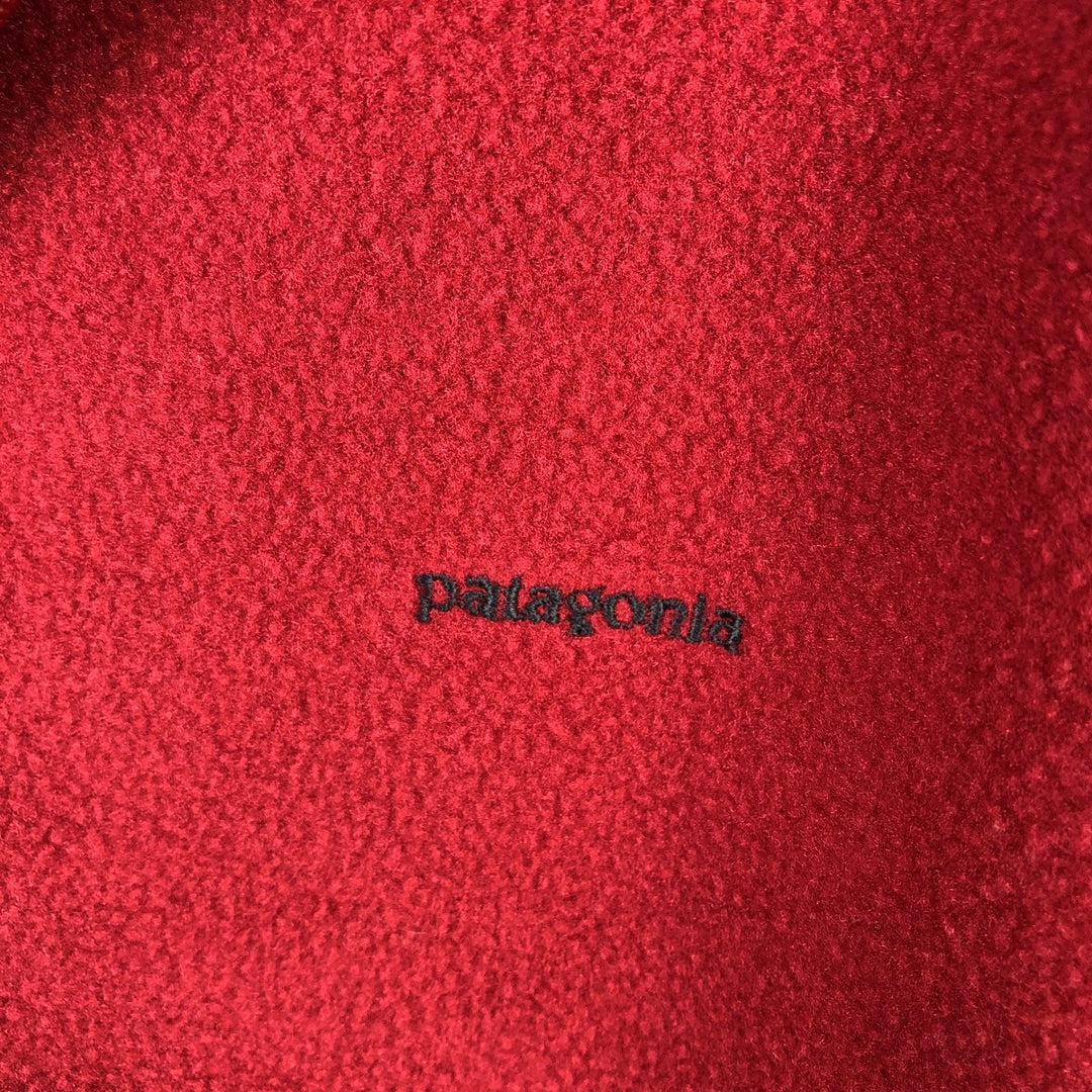 90s-00'S Patagonia Capilene Half-Zip Fleece Pullover, Made in USA, Men's Size L (approx.) unclear red type Vintage Second Hand