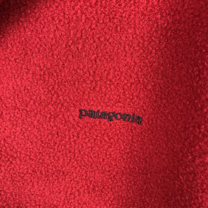 90s-00'S Patagonia Capilene Half-Zip Fleece Pullover, Made in USA, Men's Size L (approx.) unclear red type Vintage Second Hand