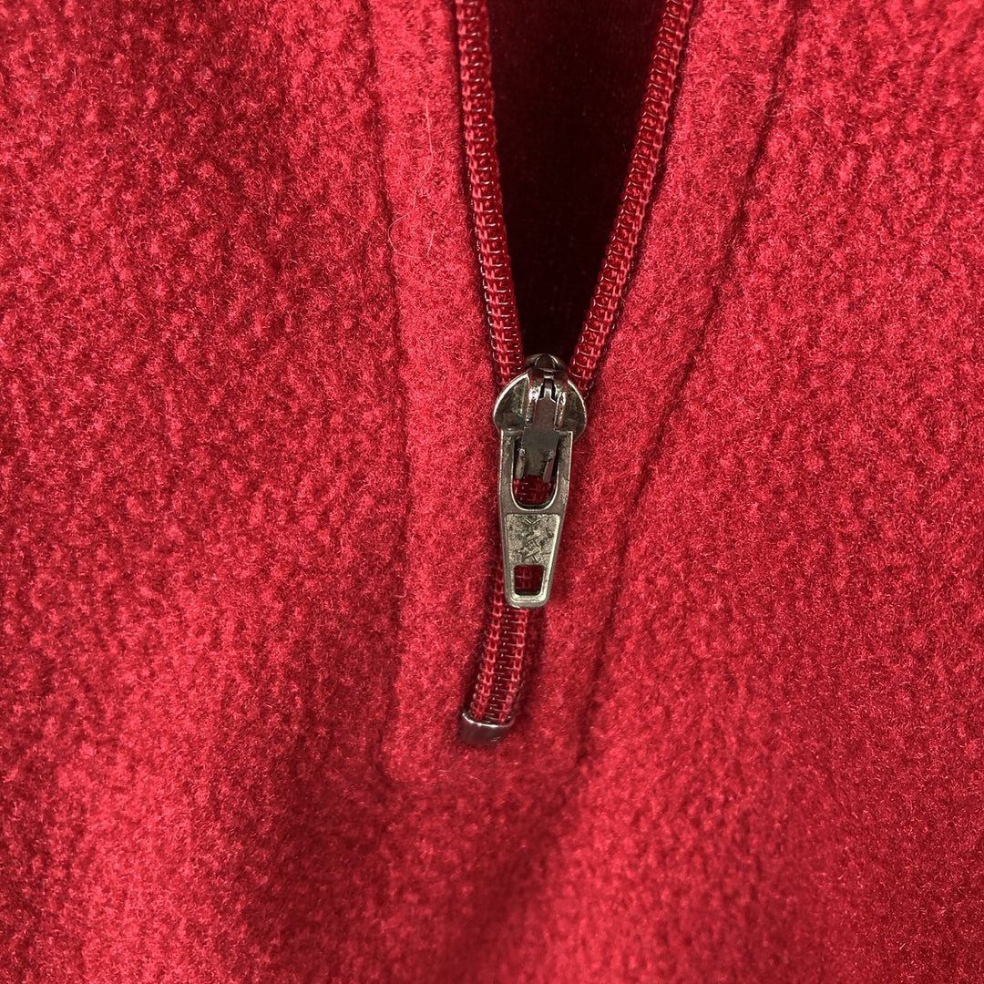 90s-00'S Patagonia Capilene Half-Zip Fleece Pullover, Made in USA, Men's Size L (approx.) unclear red type Vintage Second Hand