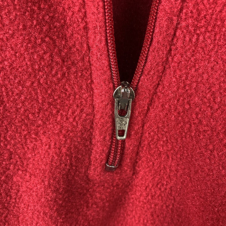 90s-00'S Patagonia Capilene Half-Zip Fleece Pullover, Made in USA, Men's Size L (approx.) unclear red type Vintage Second Hand