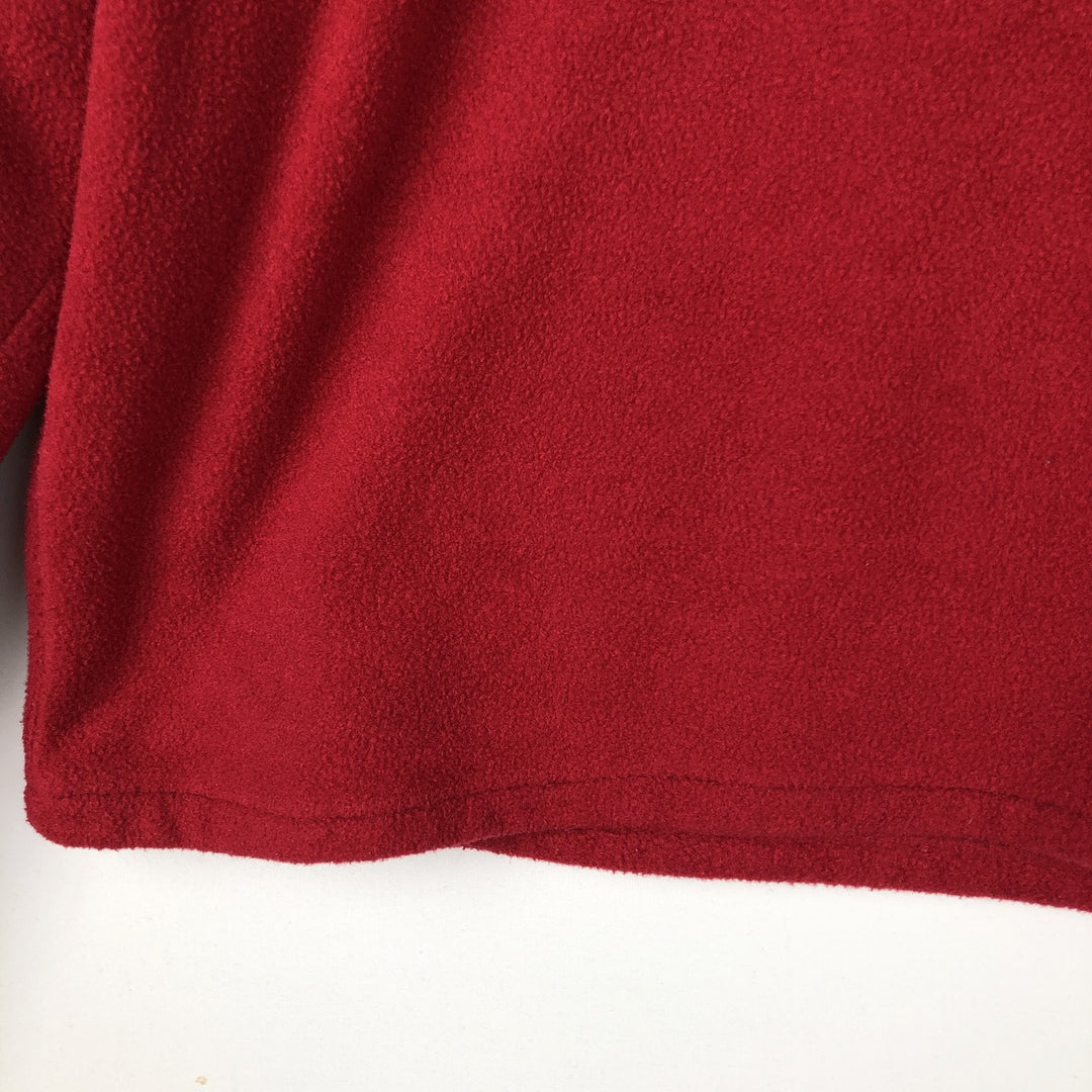 90s-00'S Patagonia Capilene Half-Zip Fleece Pullover, Made in USA, Men's Size L (approx.) unclear red type Vintage Second Hand