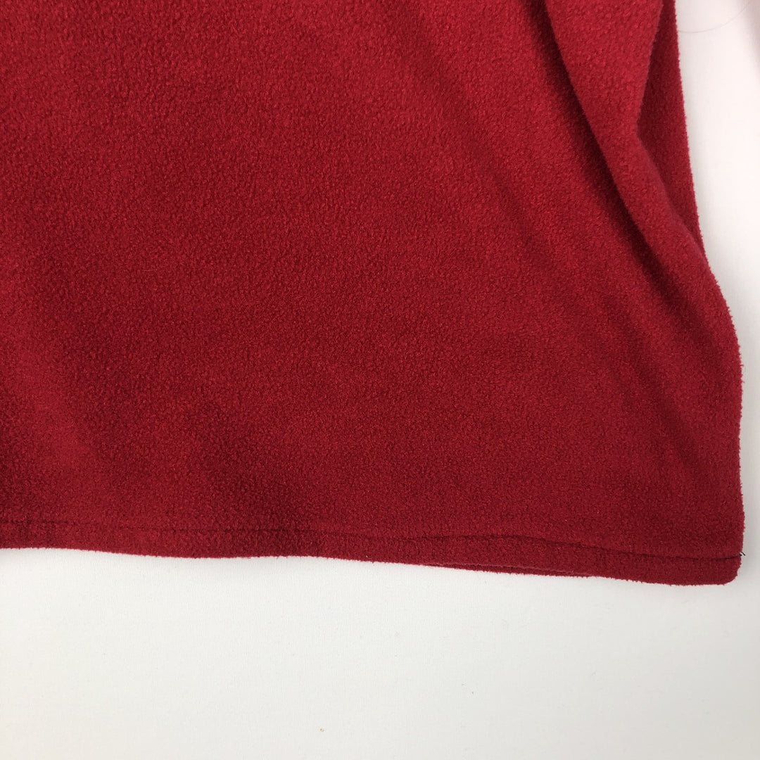 90s-00'S Patagonia Capilene Half-Zip Fleece Pullover, Made in USA, Men's Size L (approx.) unclear red type Vintage Second Hand