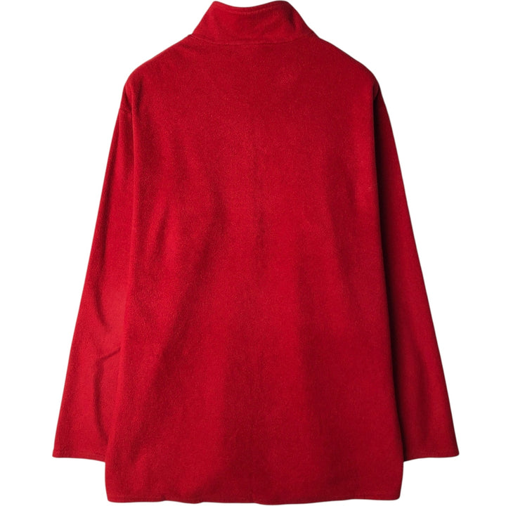 Patagonia CAPILENE Half-Zip Fleece Pullover, Made in USA, Men's XL (approx.) polyester red type Vintage Second Hand