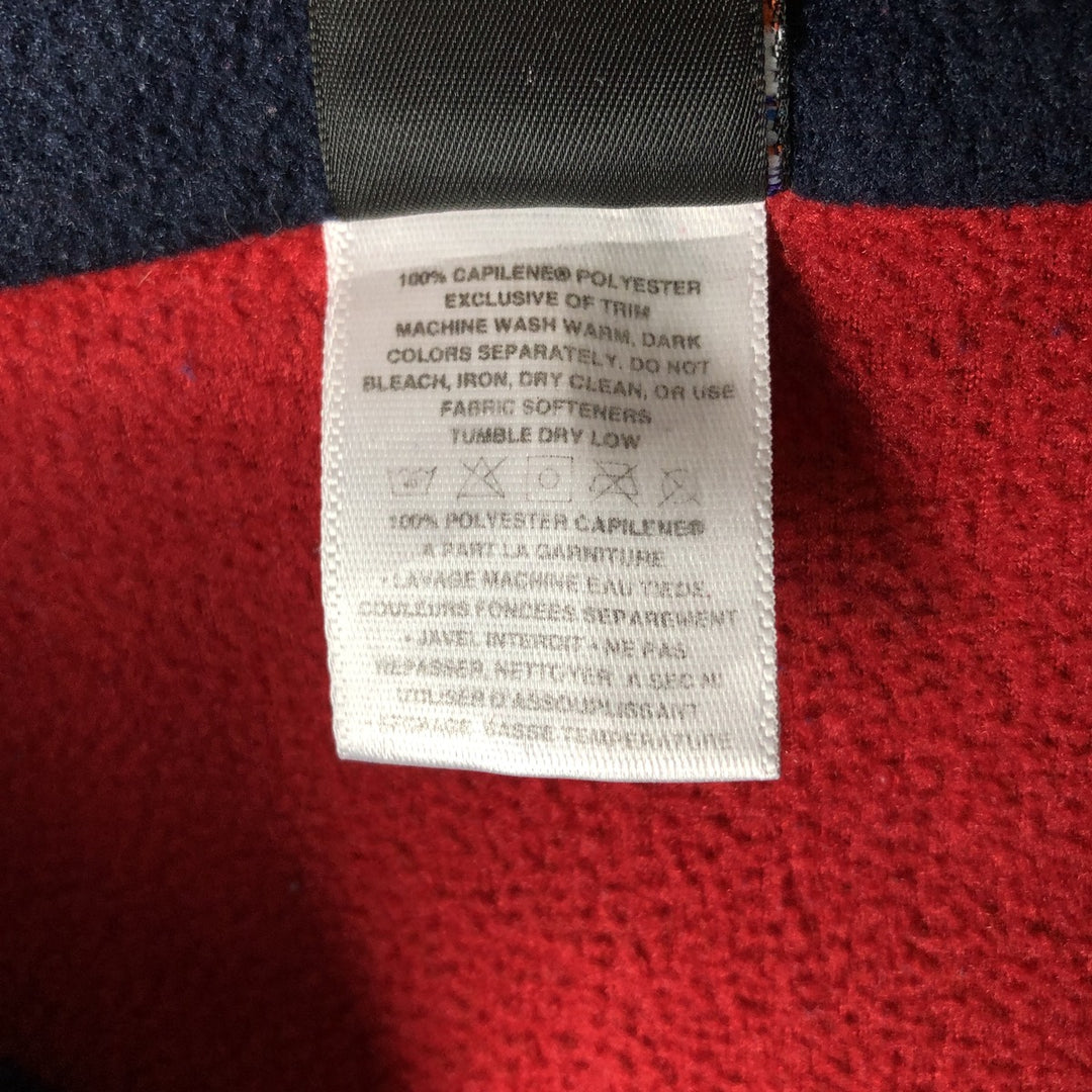 Patagonia CAPILENE Half-Zip Fleece Pullover, Made in USA, Men's XL (approx.) polyester red type Vintage Second Hand