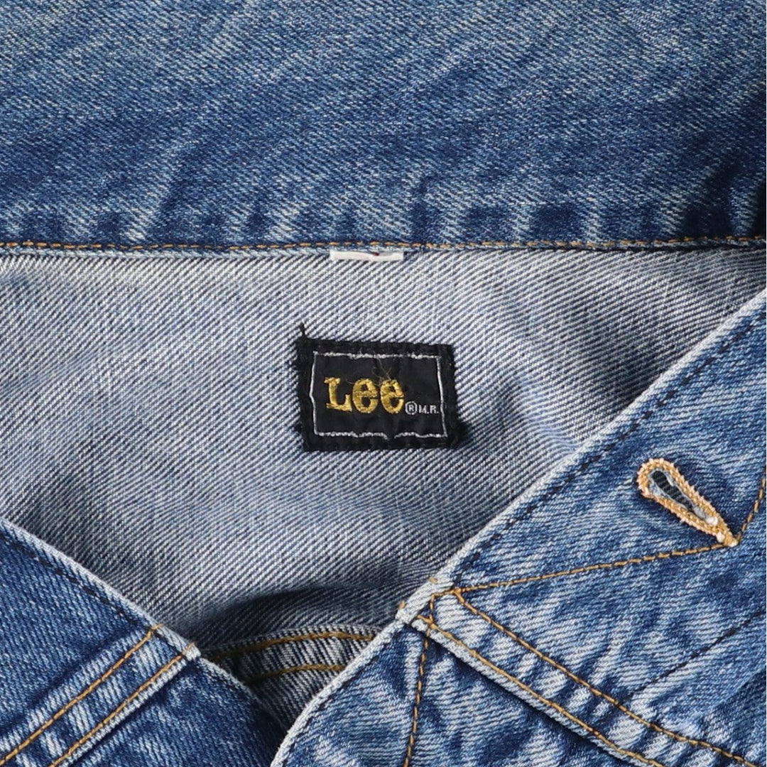 80s~ Lee Black Tag Denim Jacket G-Jean Men's Size L Vintage / eaa496088