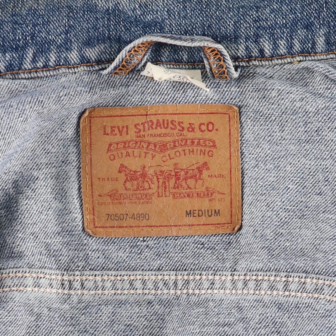 90'S Levi's 70507-4890 denim jacket, denim jacket, men's size M, vintage / eaa496091