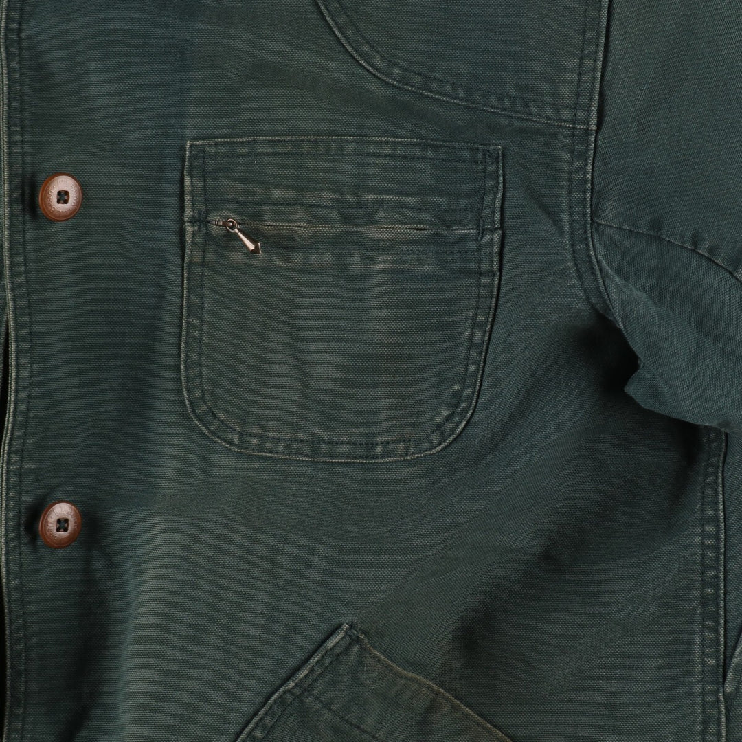 80'S LLBean Hunting Jacket Made in USA Women's XL Vintage cotton green type Vintage Second Hand