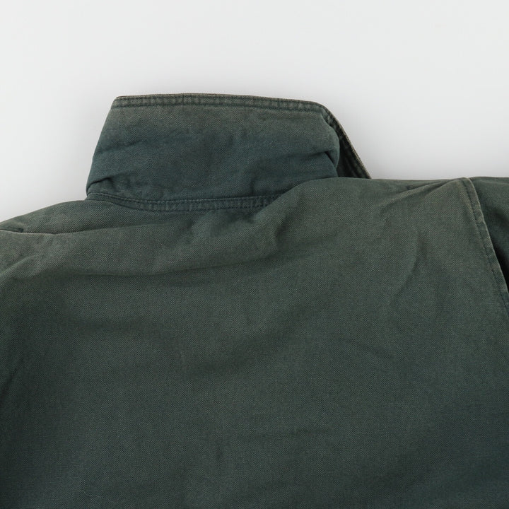 80'S LLBean Hunting Jacket Made in USA Women's XL Vintage cotton green type Vintage Second Hand