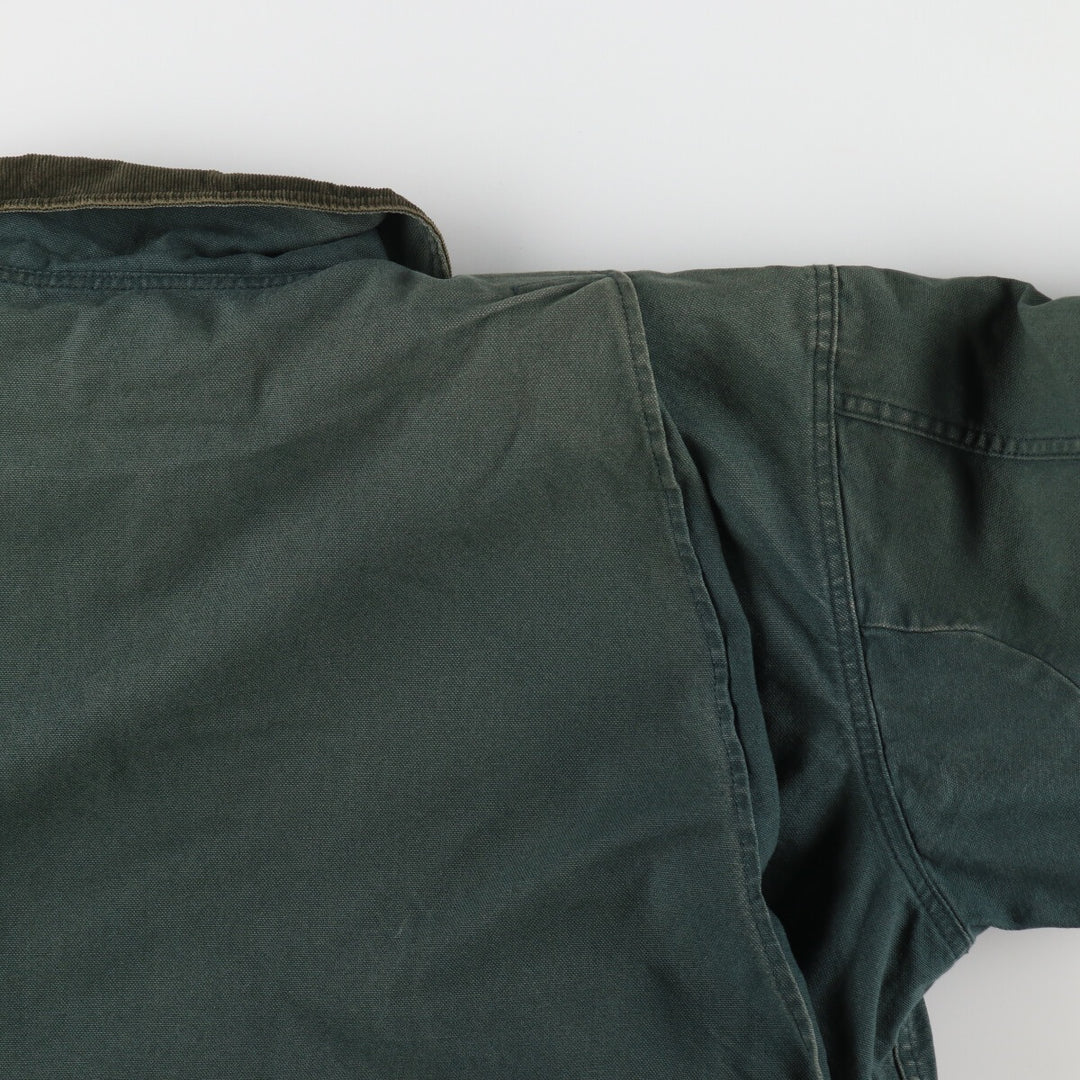 80'S LLBean Hunting Jacket Made in USA Women's XL Vintage cotton green type Vintage Second Hand
