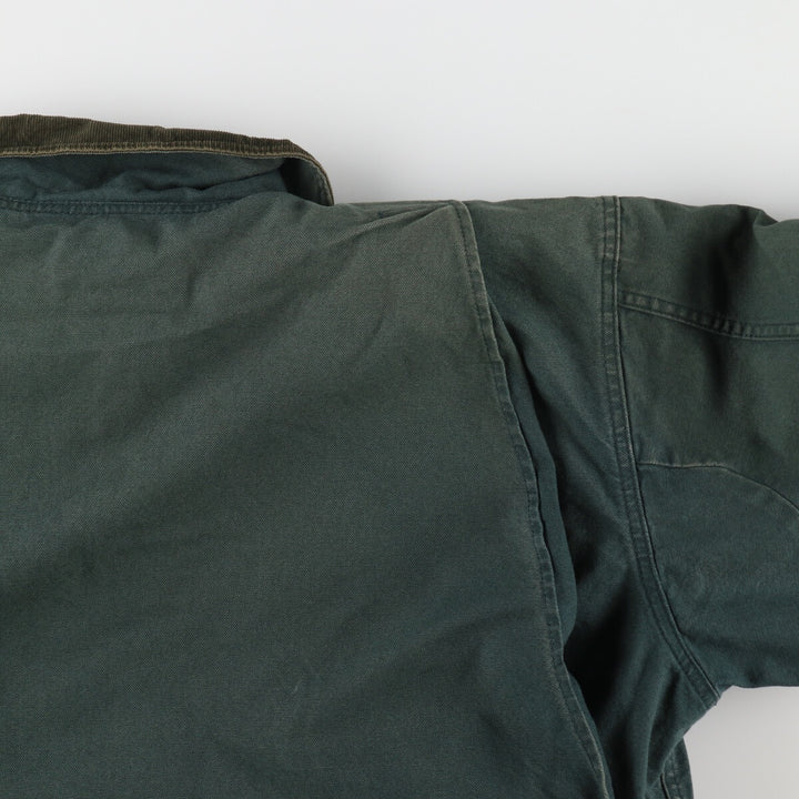 80'S LLBean Hunting Jacket Made in USA Women's XL Vintage cotton green type Vintage Second Hand