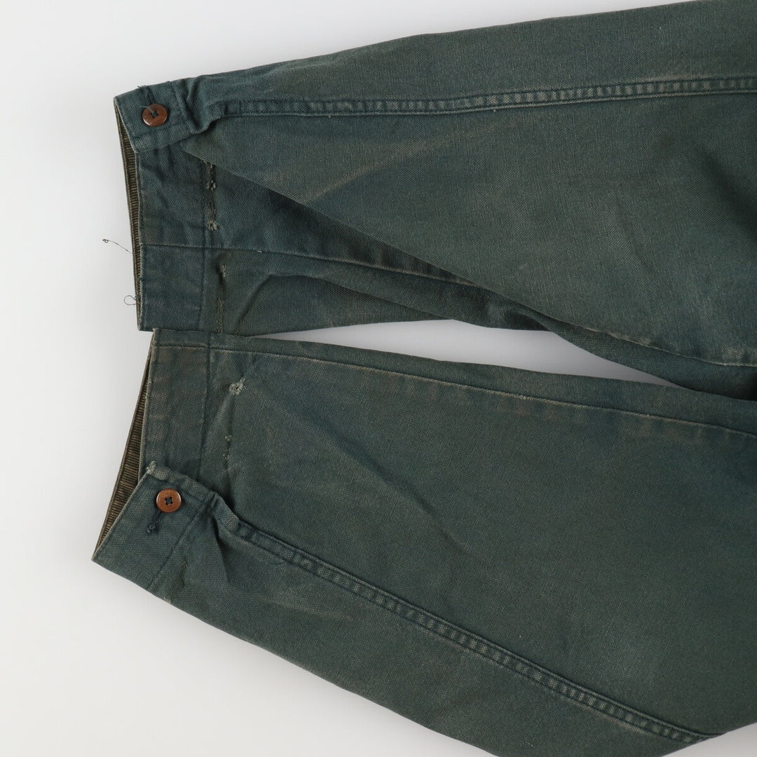 80'S LLBean Hunting Jacket Made in USA Women's XL Vintage cotton green type Vintage Second Hand