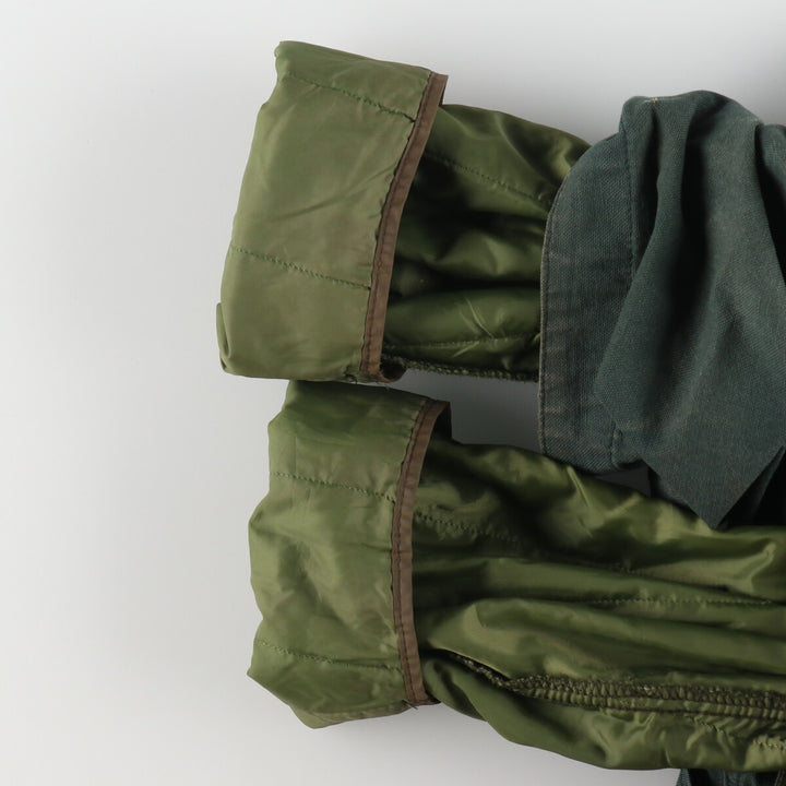 80'S LLBean Hunting Jacket Made in USA Women's XL Vintage cotton green type Vintage Second Hand