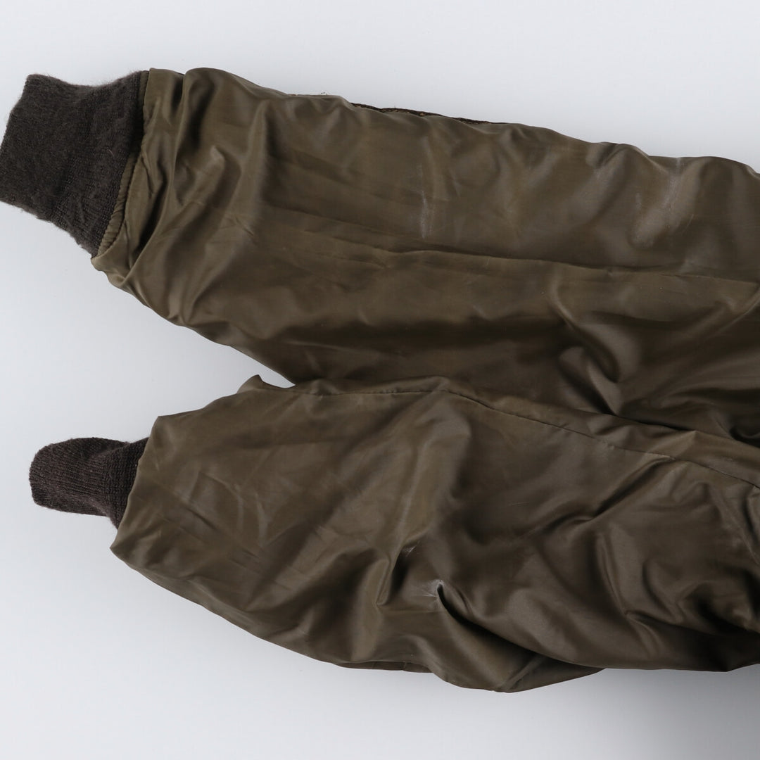 90'S Startown G-1 Type Leather Flight Jacket Men's Size L Vintage unknown brown type Vintage Second Hand