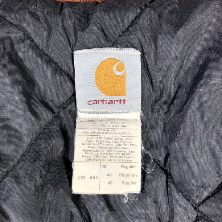 Carhartt Traditional Coat Duck Work Jacket Made in USA Men's XL /eaa496240