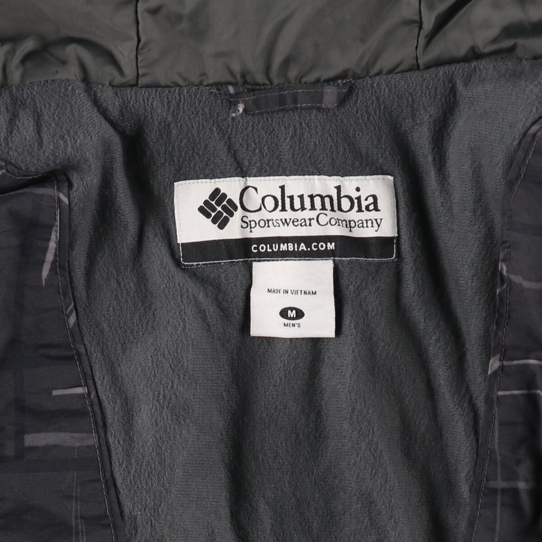 00'S Columbia all-over print padded parka puffer jacket men's size M /eaa496306