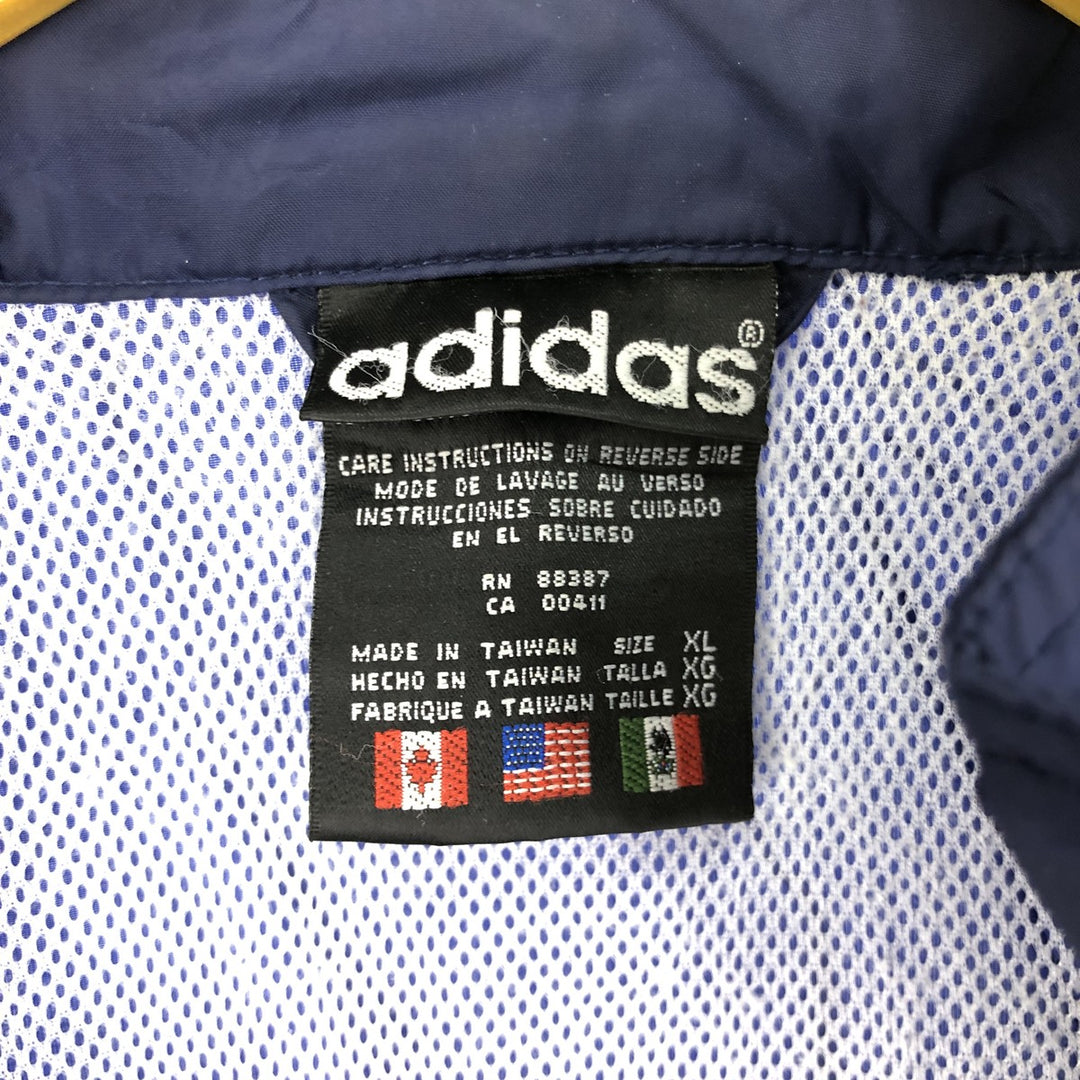 80s-90'S Adidas Back Logo Nylon Jacket Men's XL Vintage / eaa496364